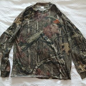 Mossy Oak Woodland Camo Long Sleeve Tee